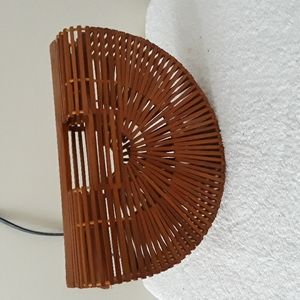 vintage bamboo purse